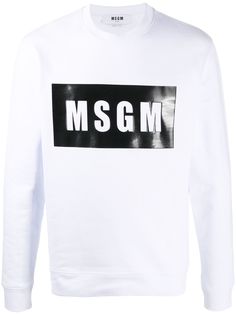 MSGM толстовка с нашивкой-логотипом