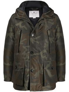 Woolrich куртка с камуфляжным принтом