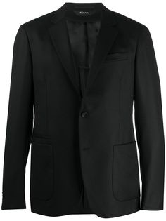 Z Zegna однобортный пиджак