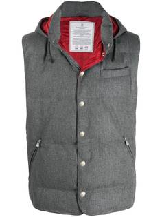 Brunello Cucinelli дутый жилет