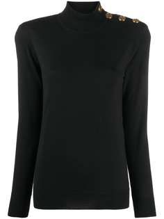 Balmain джемпер с подплечниками