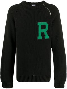 Raf Simons джемпер с вышитым логотипом