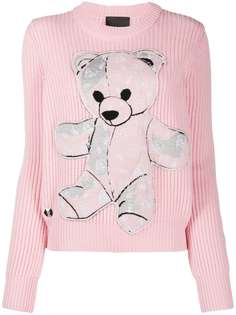 Philipp Plein джемпер Teddy Bear с круглым вырезом