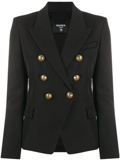 Balmain блейзер с декорированными пуговицами