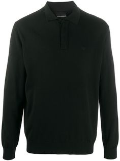 Emporio Armani рубашка поло с длинными рукавами