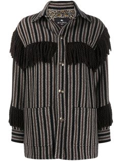 Etro куртка с бахромой