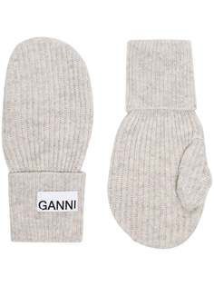 GANNI митенки в рубчик