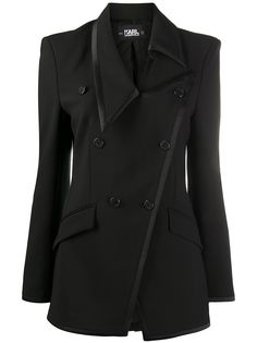 Karl Lagerfeld блейзер STUDIO KL асимметричного кроя