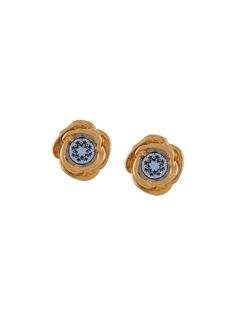 Versace серьги с тиснением