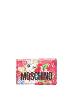 Moschino кошелек с принтом и логотипом