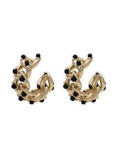 Rosantica metallic Ingranaggio pearl earrings