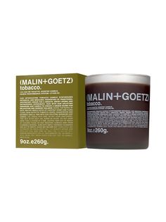 MALIN+GOETZ ароматическая свеча Tobacco