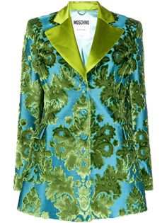 Moschino жаккардовый пиджак