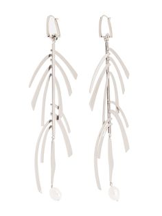 Givenchy серьги-подвески с жемчугом