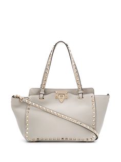 Valentino Garavani сумка-тоут Rockstud из зернистой кожи