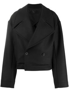Haider Ackermann укороченное пальто оверсайз