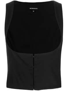 Ann Demeulemeester топ без рукавов