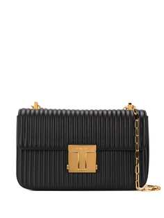 Tom Ford стеганая сумка-тоут с логотипом