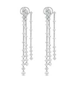 De Beers серьги Arpeggia из белого золота с бриллиантами