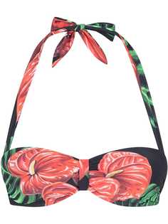 Dolce & Gabbana лиф бикини с цветочным принтом