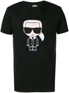 Karl Lagerfeld футболка с принтом Karl