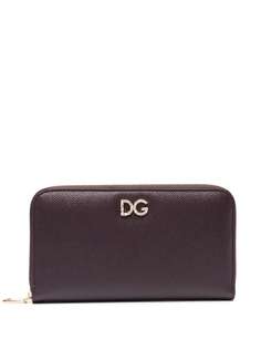 Dolce & Gabbana кошелек на молнии с кристаллами