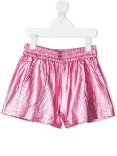 Monnalisa шорты с эффектом металлик