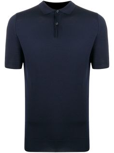 John Smedley рубашка поло тонкой вязки