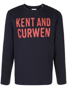 Kent & Curwen футболка с длинными рукавами и логотипом