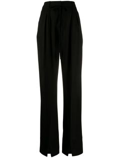 Ann Demeulemeester широкие брюки с завышенной талией