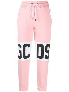 Gcds спортивные брюки со вставками и логотипом