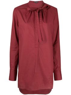 Ann Demeulemeester рубашка с бантом