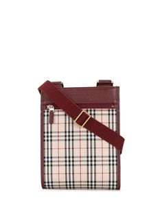 Burberry Pre-Owned сумка через плечо в клетку