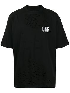 UNRAVEL PROJECT футболка LAX Distress с принтом