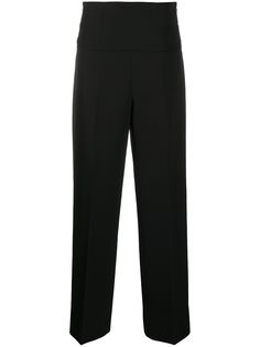 Jil Sander широкие брюки строгого кроя