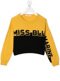 Miss Blumarine джемпер с логотипом