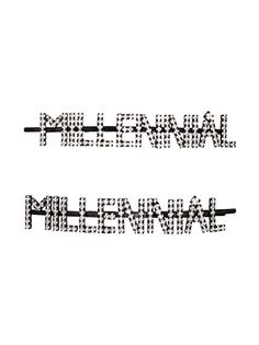 Ashley Williams набор из двух невидимок Millennial с кристаллами