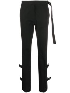 Helmut Lang брюки с пряжками
