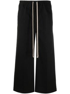 Rick Owens DRKSHDW укороченные расклешенные брюки