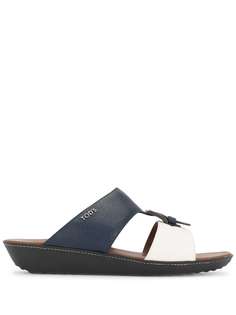 Tods двухцветные сандалии Tod`S