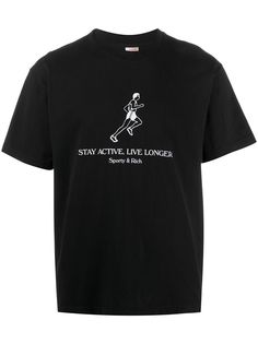 Sporty & Rich футболка с короткими рукавами и надписью