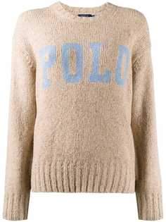 Polo Ralph Lauren трикотажный джемпер с контрастным логотипом