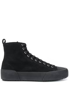 Jil Sander высокие кеды на платформе
