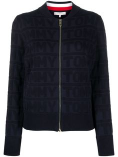 Tommy Hilfiger куртка на молнии с логотипом