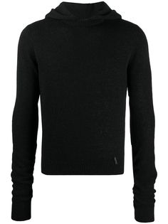 Dsquared2 трикотажный джемпер в рубчик с капюшоном