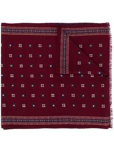 Delloglio шарф с абстрактным принтом