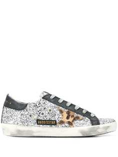 Golden Goose кеды Superstar с блестками