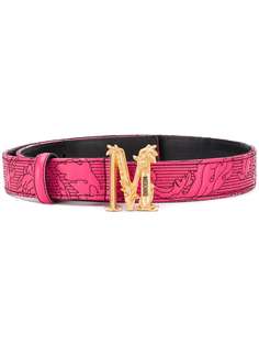 Moschino ремень с вышитым логотипом