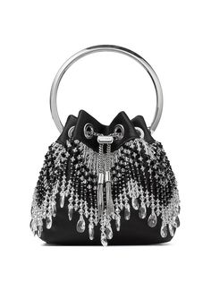 Jimmy Choo декорированная сумка-ведро Bon Bon