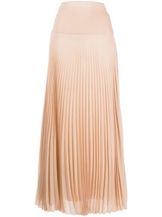 Chloé плиссированная юбка макси